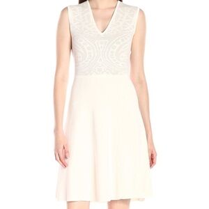 ANNE KLEIN V-Neck Knit Sheath Dress Size M NEW